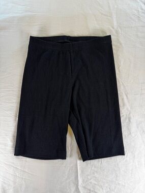 Old Navy Girls' Biker Shorts Black XL (14-16) Elastic Waist